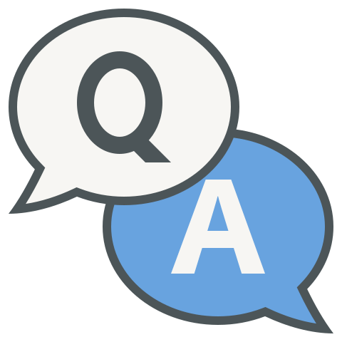 Question and answer icon